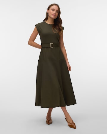 Vero Moda Midi Belted Dress