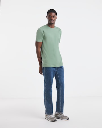 Pure Cotton Crew Neck T-Shirt Long