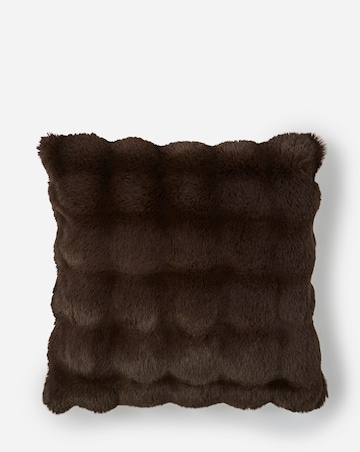 Luxe Bubble Faux Fur Cushion