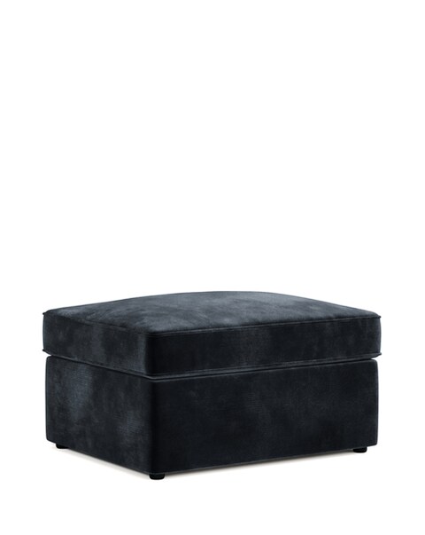 Jay-Be Luxe Velvet Footstool Bed with Comfort Mattress
