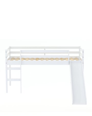 Birlea Kids Frankie Midisleeper With Slide- White