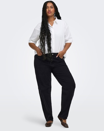 ONLY HIGH WAISTED BARREL DENIM JEAN