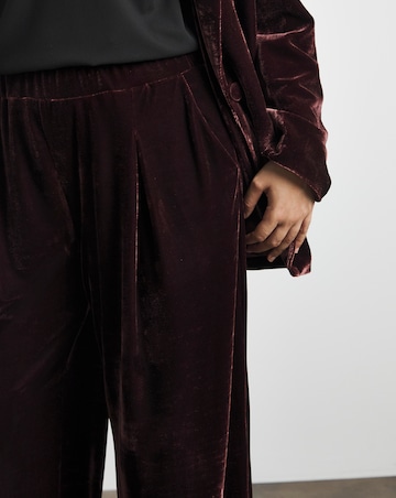 Joanna Hope Velvet Straight Co ord Trouser