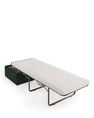Jay-Be Luxe Velvet Footstool Bed with Comfort Mattress