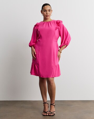 Joanna Hope Frill Shoulder Dress