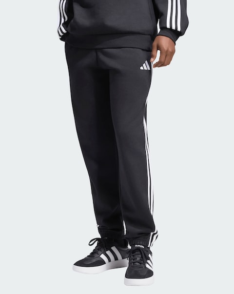 adidas 3 Stripes Cuffed Fleece Pants