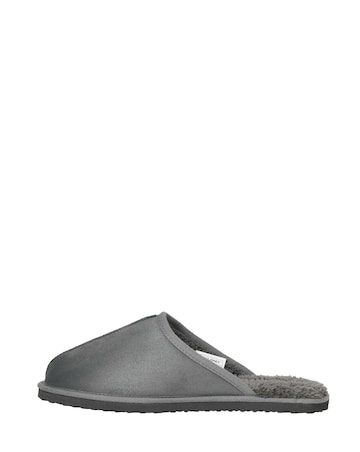 Jack & Jones Dudely Microfibre Mule Slipper - Grey