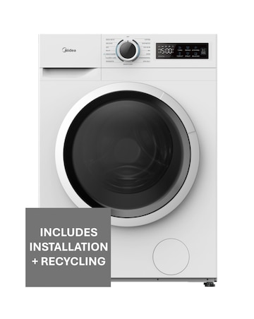 Midea 10kg Washer Dryer - White + Installation