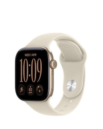 Apple Watch Series 12 GPS + Cellular 42mm - Gold Aluminium/Sand Sport - S/M