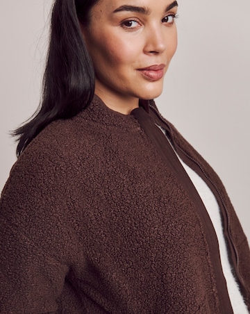 Julipa Zip Through Borg Fleece