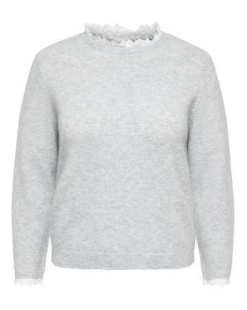 ONLY LACE DETAIL KNITTED TOP