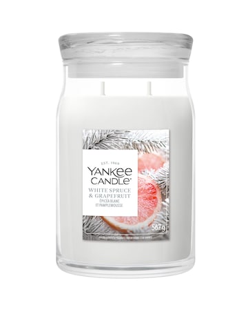 Yankee Candle Signature Large White Spruce & Grapefruit