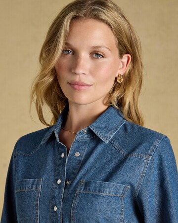Joules Denim Western Dress