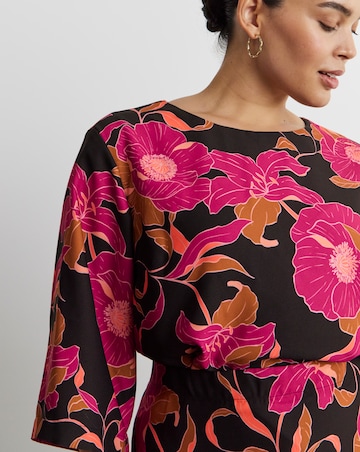 Joanna Hope Printed Crepe Blouse