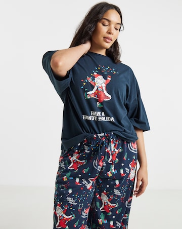 Pretty Secrets Western Santa Family Pyjamas - Womens