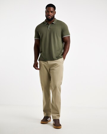 Tipped Pique Polo Long