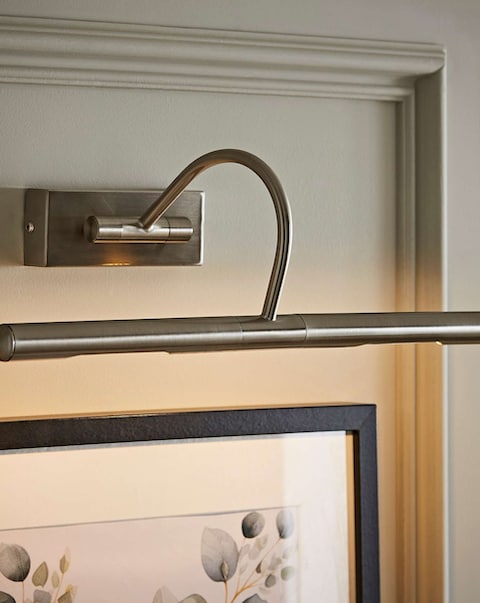New In - Capri Brushed Chrome Wall Light
