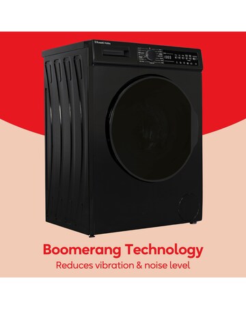 Russell Hobbs RH914W116B 9kg 1400rpm Washing Machine Black + Install