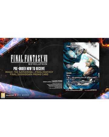 Final Fantasy VII Revelation + Magic: The Gathering Promo Card (PS5)