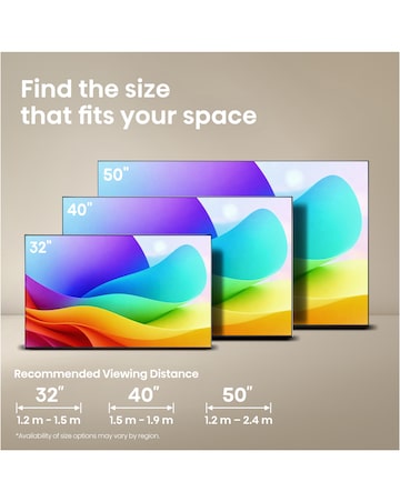 Hisense 32E5STUK 32in Full HD QLED Smart TV with Freely