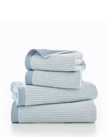 The Lyndon Company Willow Weave Striped 100% Cotton Towel