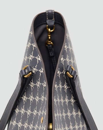Mango Printed Logo Shopper Bag