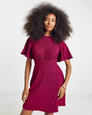 Twisted Wunder Ziggy Galaxy Foil Mini Dress
