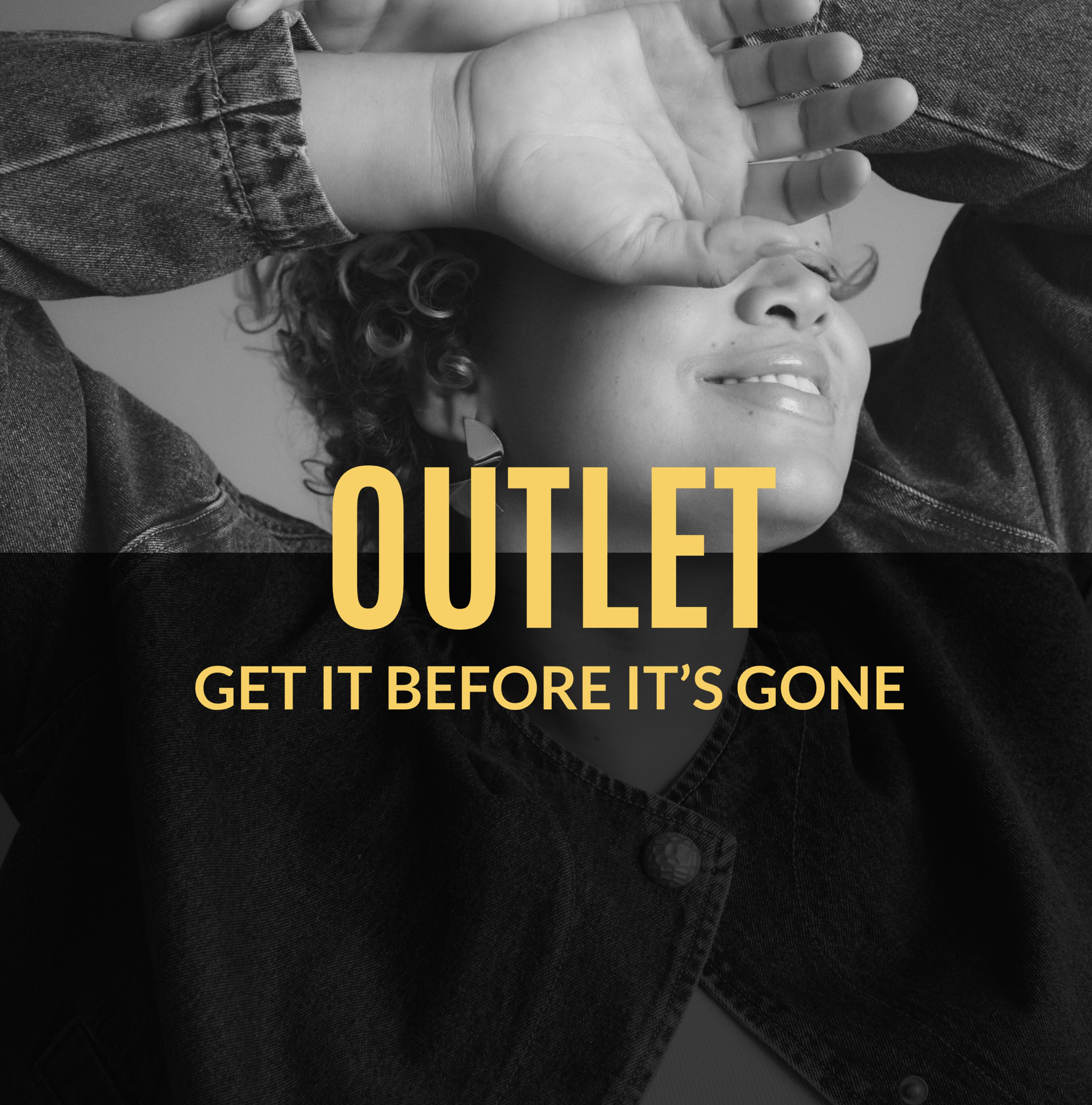 A woman wearing a Fashion World denim jacket