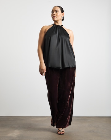 Joanna Hope Velvet Straight Co ord Trouser