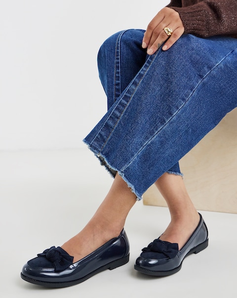 New In - Bow Detail Flat Shoe Extra Wide