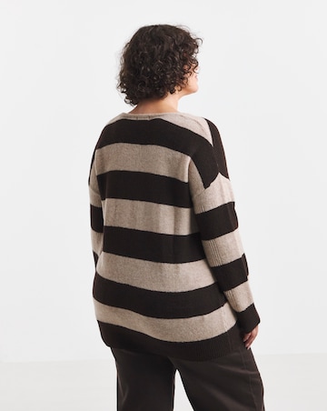 Sponge Slouch V Neck Tunic