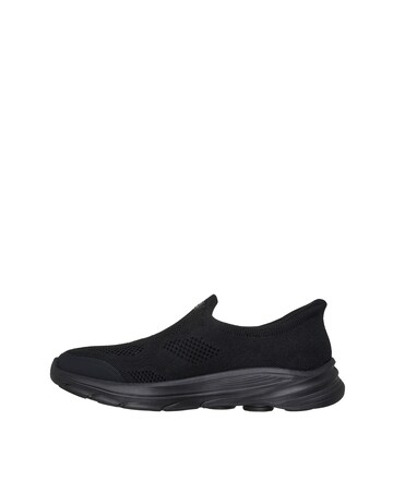 Skechers Black Slip In Go Walk 8 Nova Trainers - Wide Fit (E)