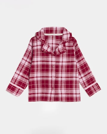 Pretty Secrets Check Button Through Pyjama Set - Mini Me Kids