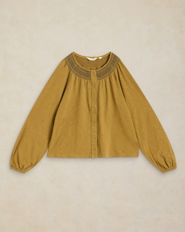 White Stuff Suzie Shirred Top
