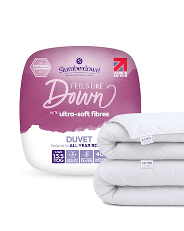 Slumberdown All Seasons Feels Like Down 13.5 Tog Duvet