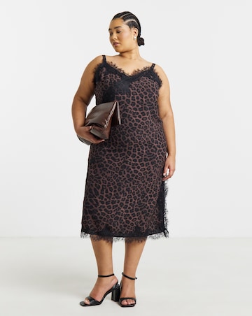Simply Be Lace Trim Asymetric Cami Dress