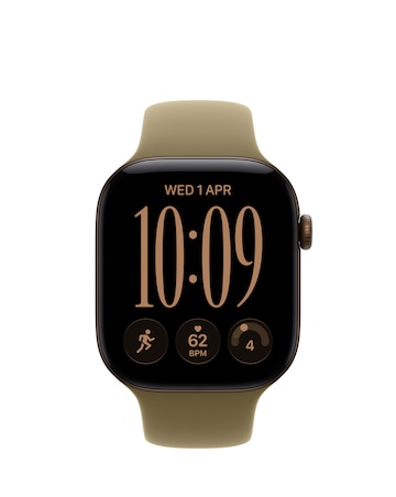 Apple Watch Series 12 GPS + Cellular 46mm - Bronze Aluminium/Olive Sport - S/M