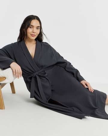 Pretty Secrets Cotton Waffle Dressing Gown