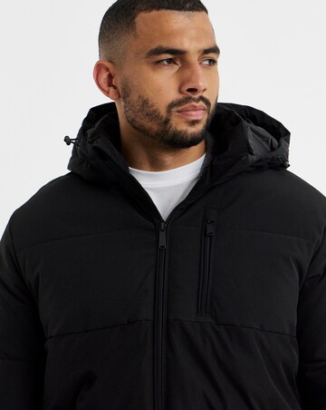 Jack & Jones Becks Puffer Coat - Black