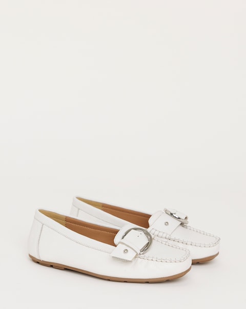 Galore Leather Driving Moccasin - Wide Fit (E)
