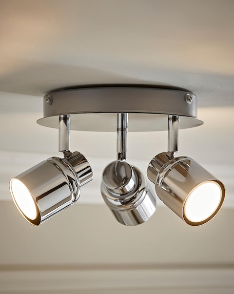 New In - Benton IP44 Chrome Ceiling Spotlight