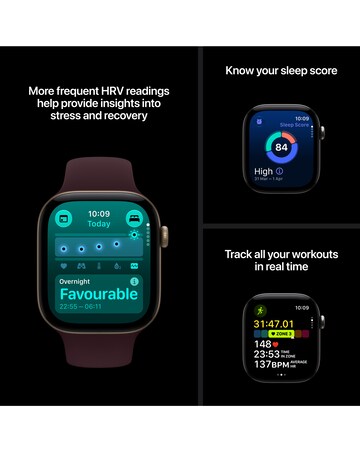 Apple Watch Series 12 GPS 42mm - Space Grey Aluminium/Navy Blue Sport Band - M/L