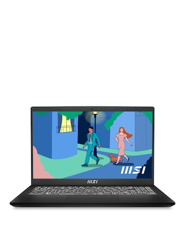 MSI Modern 15.6in Laptop - AMD Ryzen7 8GB 512GB - Black