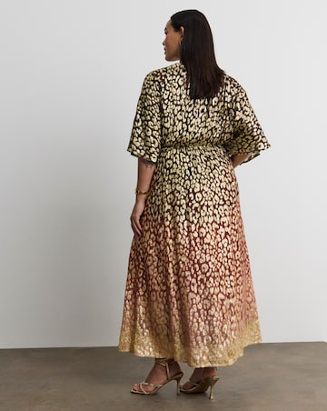 Joanna Hope Metallic Animal Dress
