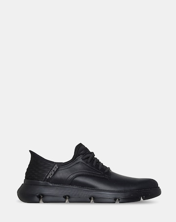 Skechers Slip-Ins Garza Gervin Shoe Wide Fit - Black