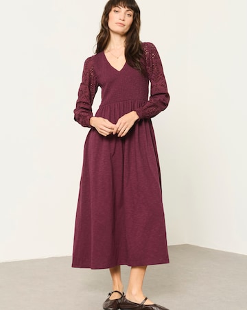 Fatface Dani Broderie Midi