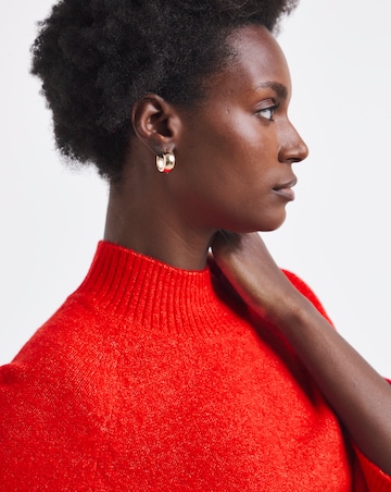 Funnel Neck Batwing Jumper