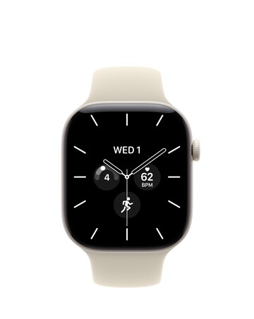 Apple Watch Series 12 GPS + Cellular 42mm - White Ceramic/Sand Sport Band - M/L