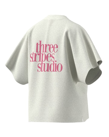 adidas 3 Stripe Studio Graphic T-Shirt