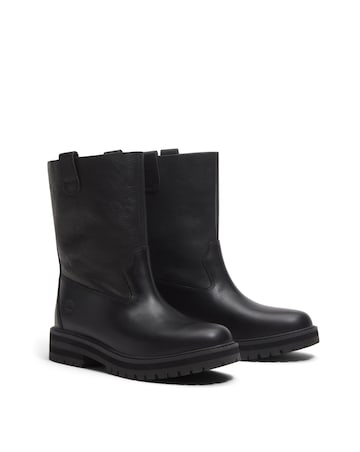 Timberland Black Britton Drive Pull On Boots - Standard Fit (D)
